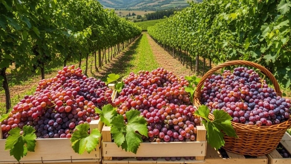 Export of red grapes in Talesh Gilan