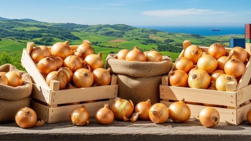 صادرات پیاز به دبی در تالش گیلان